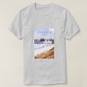 Camiseta Viagem de praia australiana Cronulla