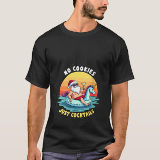 Camiseta Viagem de Praia de Natal para Mulheres Sem Biscoit