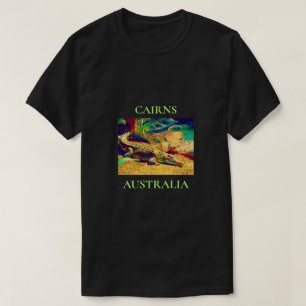 Camiseta Viagem de Queensland Austrália do crocodilo da