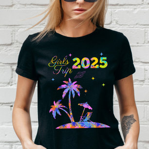 Camiseta Viagem de Raparigas Personalizada 2025 Despedida d