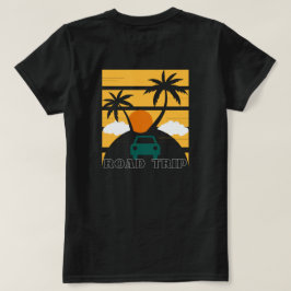 Camiseta Viagem de Reunião da Família de trás e frente