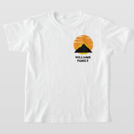 Camiseta Viagem de Reunião da Família de trás e frente