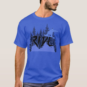 Camiseta Viagem de Snowboard Snowboard