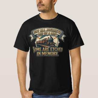 Camiseta Viagem de Trem a Vapor Antigo - Nem Todas as Jorna