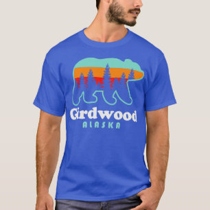 Camiseta Viagem de Urso de Girdwood Alaska