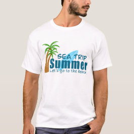 Camiseta Viagem de Verão ao Mar – Vamos à Praia Palmeira