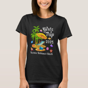 Camiseta Viagem de Verão de 2025, Nassau Bahamas Bea