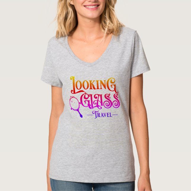 Camiseta Viagem de vidro com aspecto oficial (Frente)