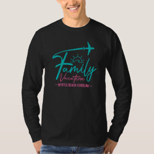 Camiseta Viagem de Vôo Myrtle Beach Carolina Correspondênci