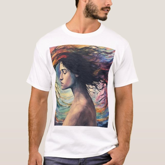 Camiseta Viagem Desbobinando ventos Ansiosos (Frente)