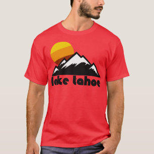 Camiseta Viagem Design do do Souvenir Turístico do Lago Ret