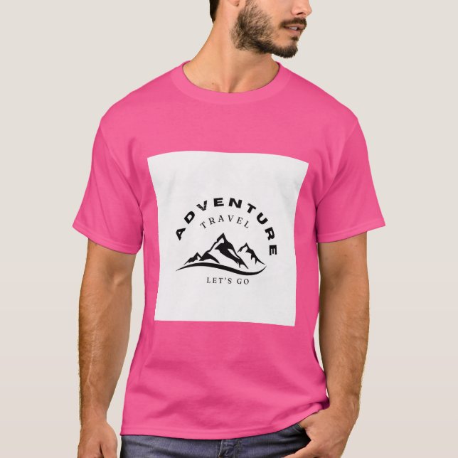 camiseta viagem diversão (Frente)