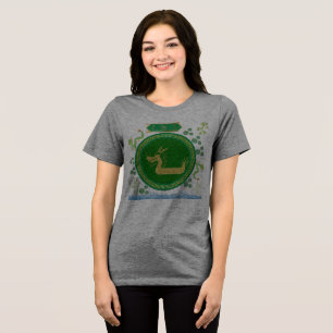 Camiseta Viagem do dragão de jade cinza