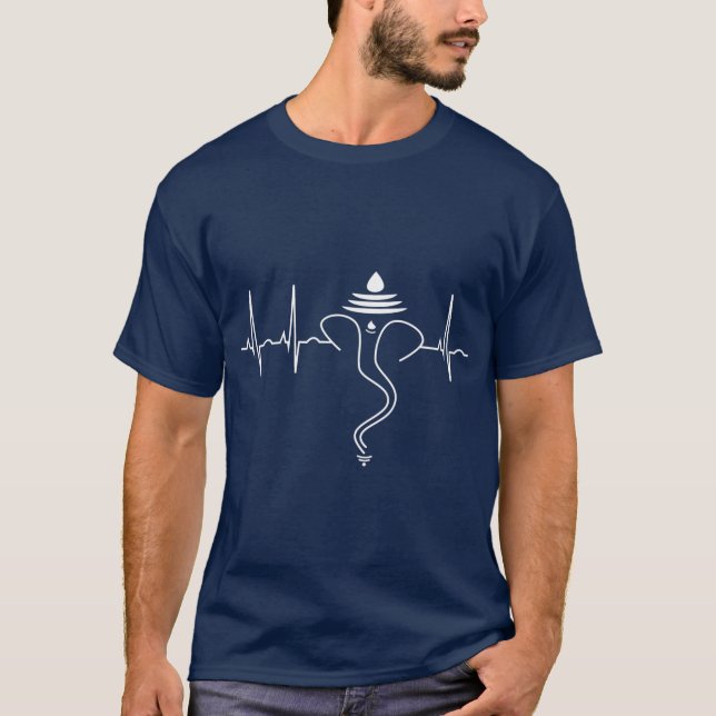 Camiseta    Viagem do GaneshHindu Heartbeat Yoga India (Frente)