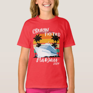 Camiseta Viagem do Grupo de Amigos da Família Caribe Cruise