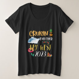 Camiseta viagem do Key West Cruise 2025 Family Friends Grou