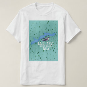 Camiseta viagem do lago arvo Itália