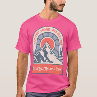 Camiseta Viagem do Parque Nacional da Cratera Lake Adventur