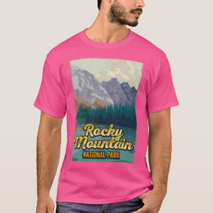 Camiseta Viagem do Parque Nacional Rocky Mountain