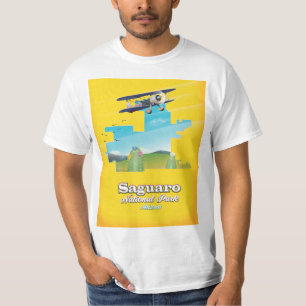 Camiseta viagem do parque nacional saguaro