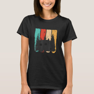 Camiseta Viagem do Reboque RV de Campo