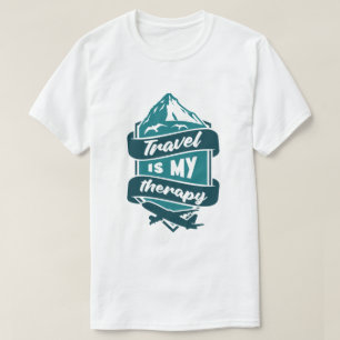 Camiseta Viagem é minha terapia