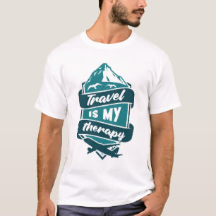 Camiseta Viagem é minha terapia