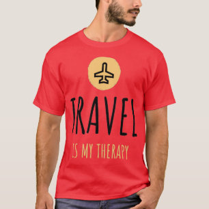 Camiseta Viagem é minha terapia