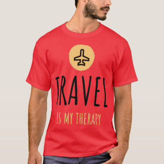 Camiseta Viagem é minha terapia