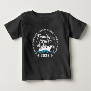 Camiseta Viagem em Cruzeiro de Família Personalizada Corres