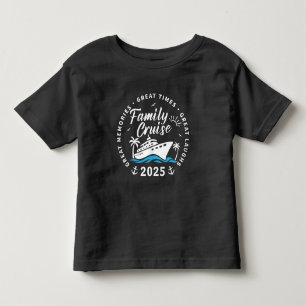 Camiseta Viagem em Cruzeiro de Família Personalizada Corres
