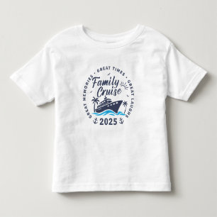 Camiseta Viagem em Cruzeiro de Família Personalizada Corres