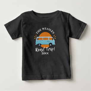 Camiseta Viagem em estrada para a família de carros de camp