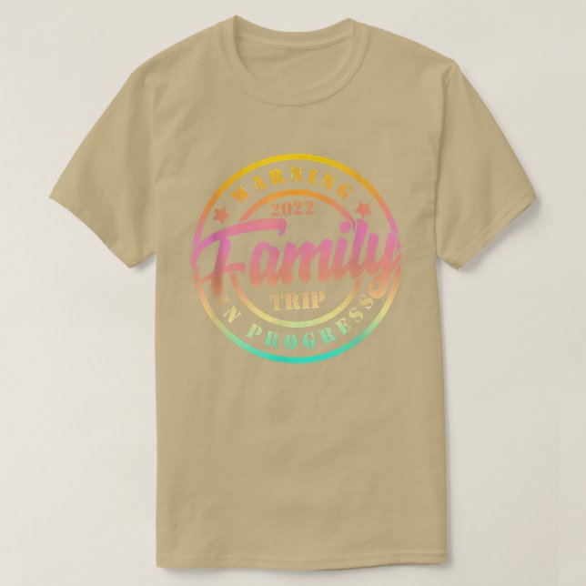 Camiseta Viagem em Família Férias de Verão Praia 2022 Vinta (Frente do Design)