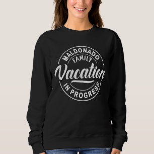 Camiseta Viagem Em Grupo De Férias Da Família Maldonado Em
