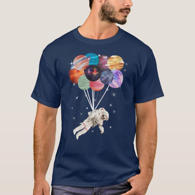 Camiseta viagem espacial (Frente)