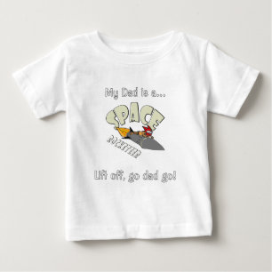 Camiseta Viagem espacial de um foguetão