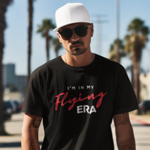 Camiseta Viagem “Estou na Minha Era Voadora” Aviador Divers