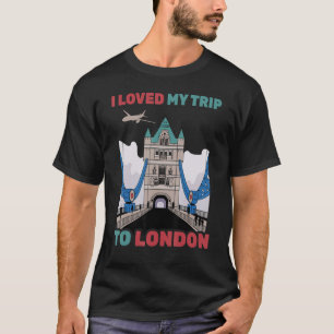 Camiseta Viagem, Eu Amava Minha Viagem Para O Avião De Lond