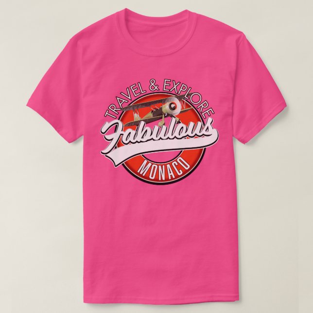 Camiseta Viagem exploração fabulosa de Mônaco (Frente do Design)