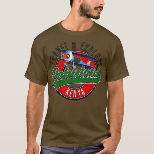 Camiseta Viagem explorar o fabuloso Quênia