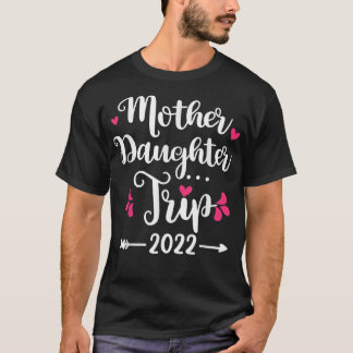 Camiseta Viagem Familiar 2022 Para Filha Das Mulheres T