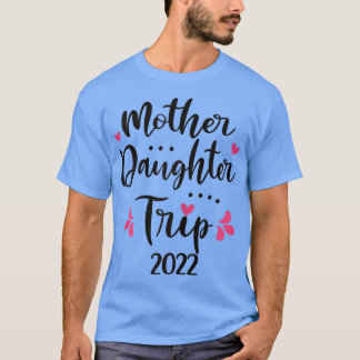 Camiseta Viagem Familiar 2022 Para Filha Das Mulheres T