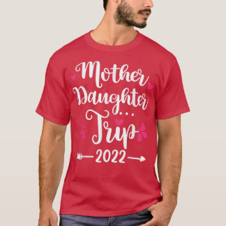 Camiseta Viagem Familiar 2022 Para Filha Das Mulheres T