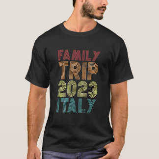 Camiseta Viagem Familiar 2023 Itália Férias Correspondentes