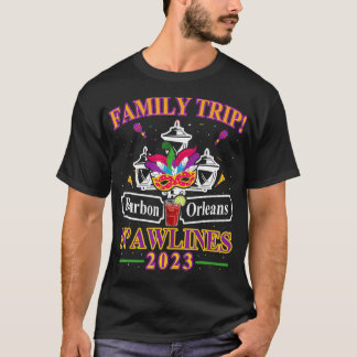 Camiseta Viagem Familiar 2023 Nova Orleans Férias Aniversár