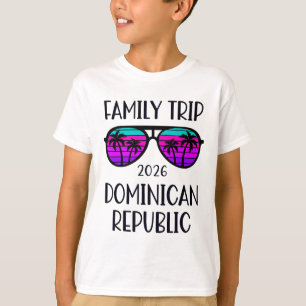 Camiseta Viagem Familiar República Dominicana 2026 Correspo