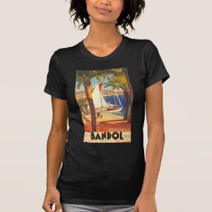 Camiseta Viagem francês Vintage Cote D'Azur