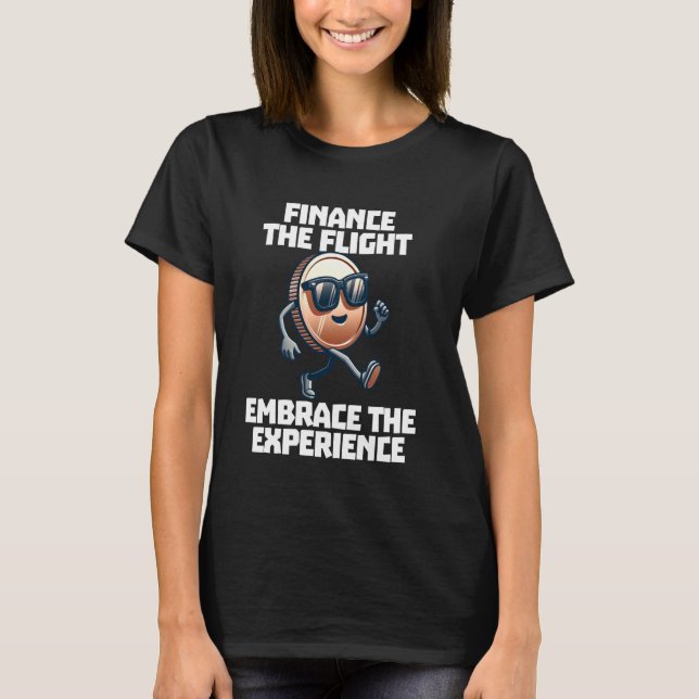 Camiseta Viagem Hack Financia O Embarque Do Voo A Experiênc (Frente)