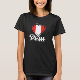 Camiseta Viagem Heritage Love Peruana Flag Peru